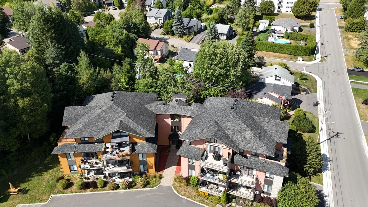 The same project's roof after the work